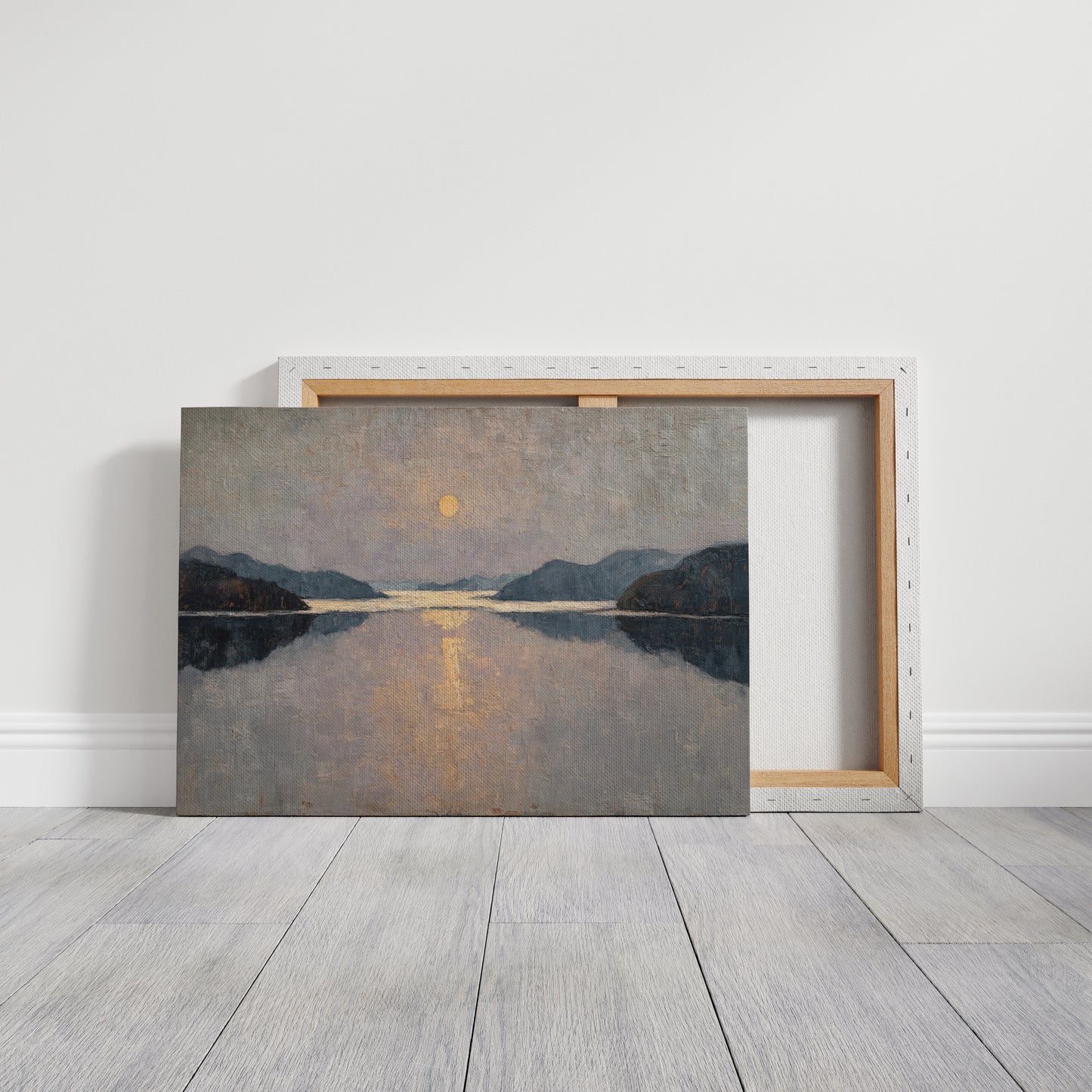 Moonlight Traces The Lake's Memory