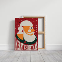 Modernist Santa Portrait
