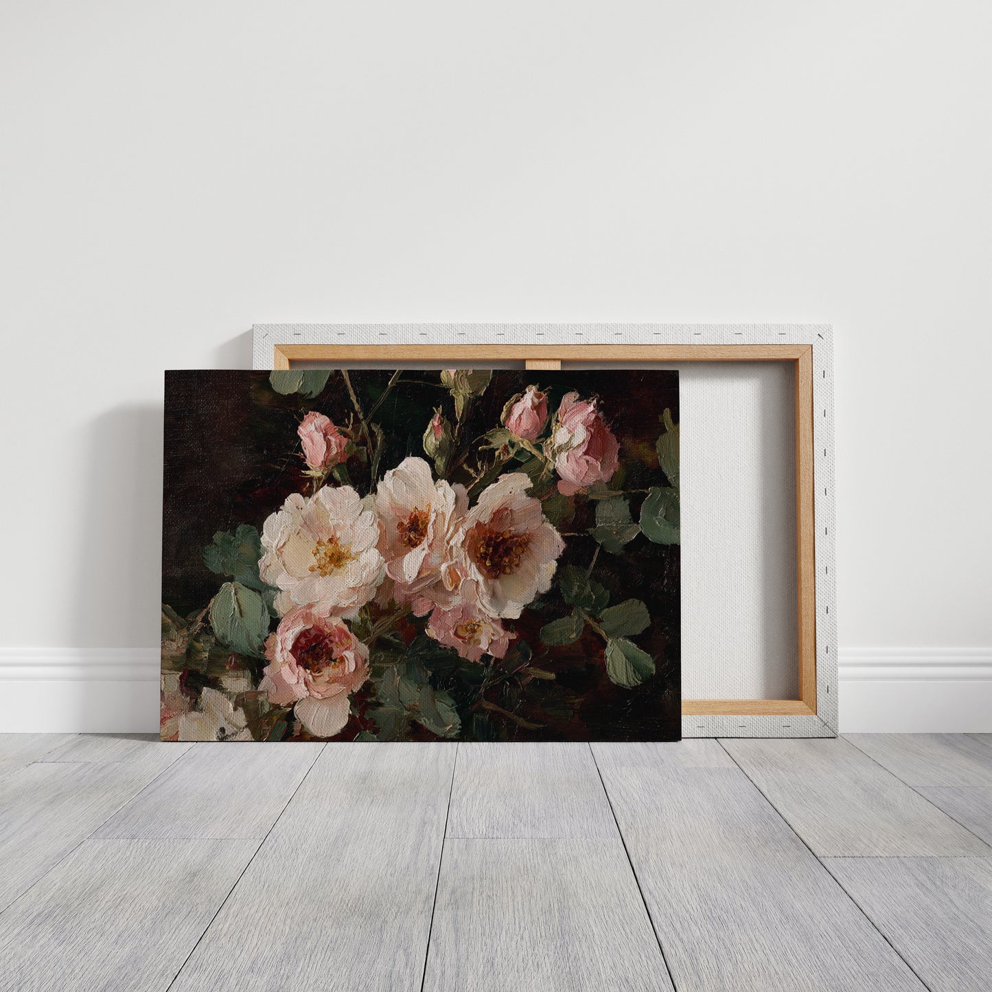 Blush Petals Dance In Lamplight