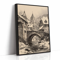 Stone Bridge Leads To Christmas
