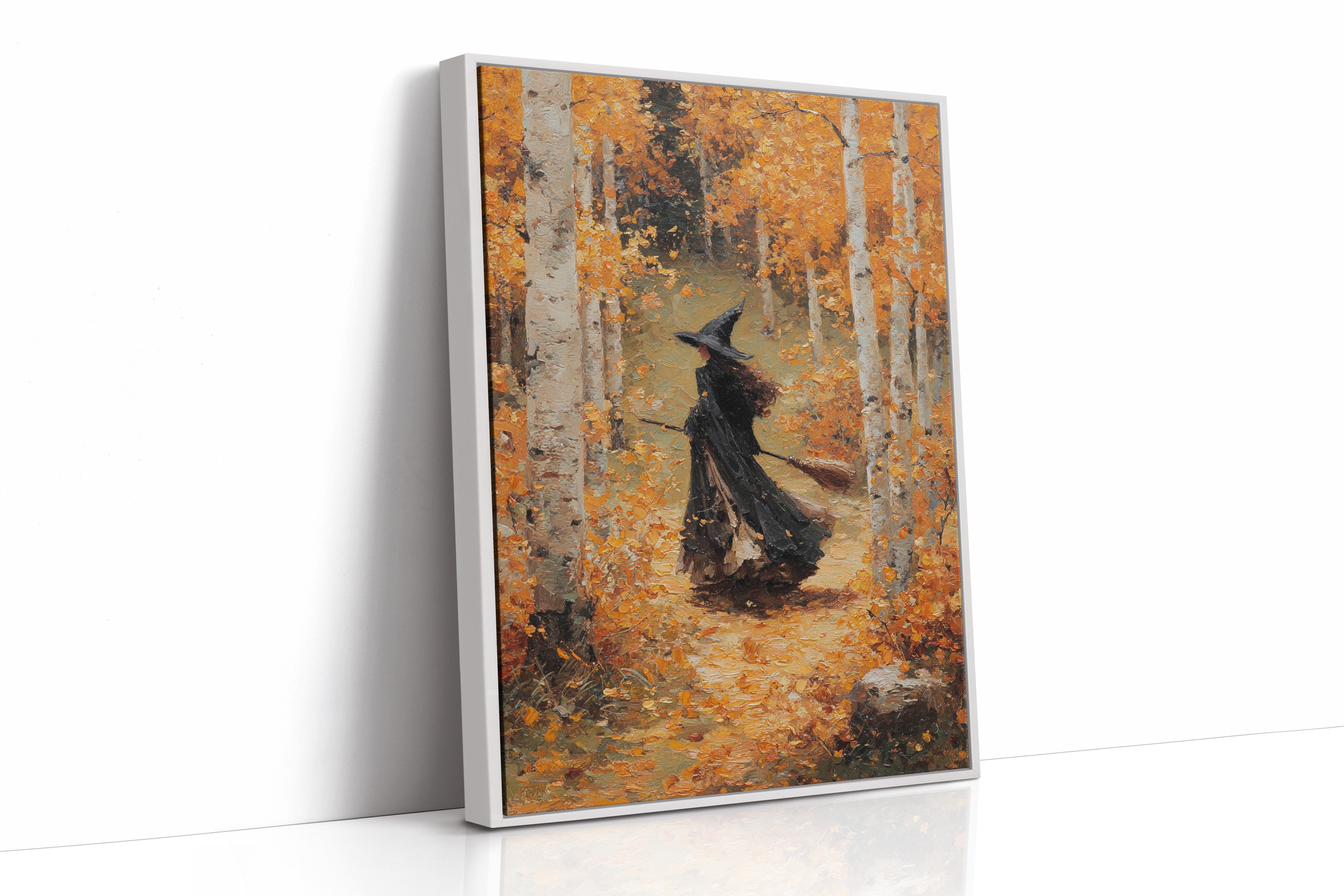 Through Golden Leaves She Dances