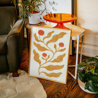 Golden Leaves Hold Coral Stories