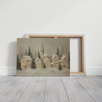 Snow Falls On Silent Chapel Street