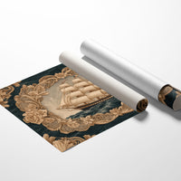 Tall Ships Through Ornate Seas