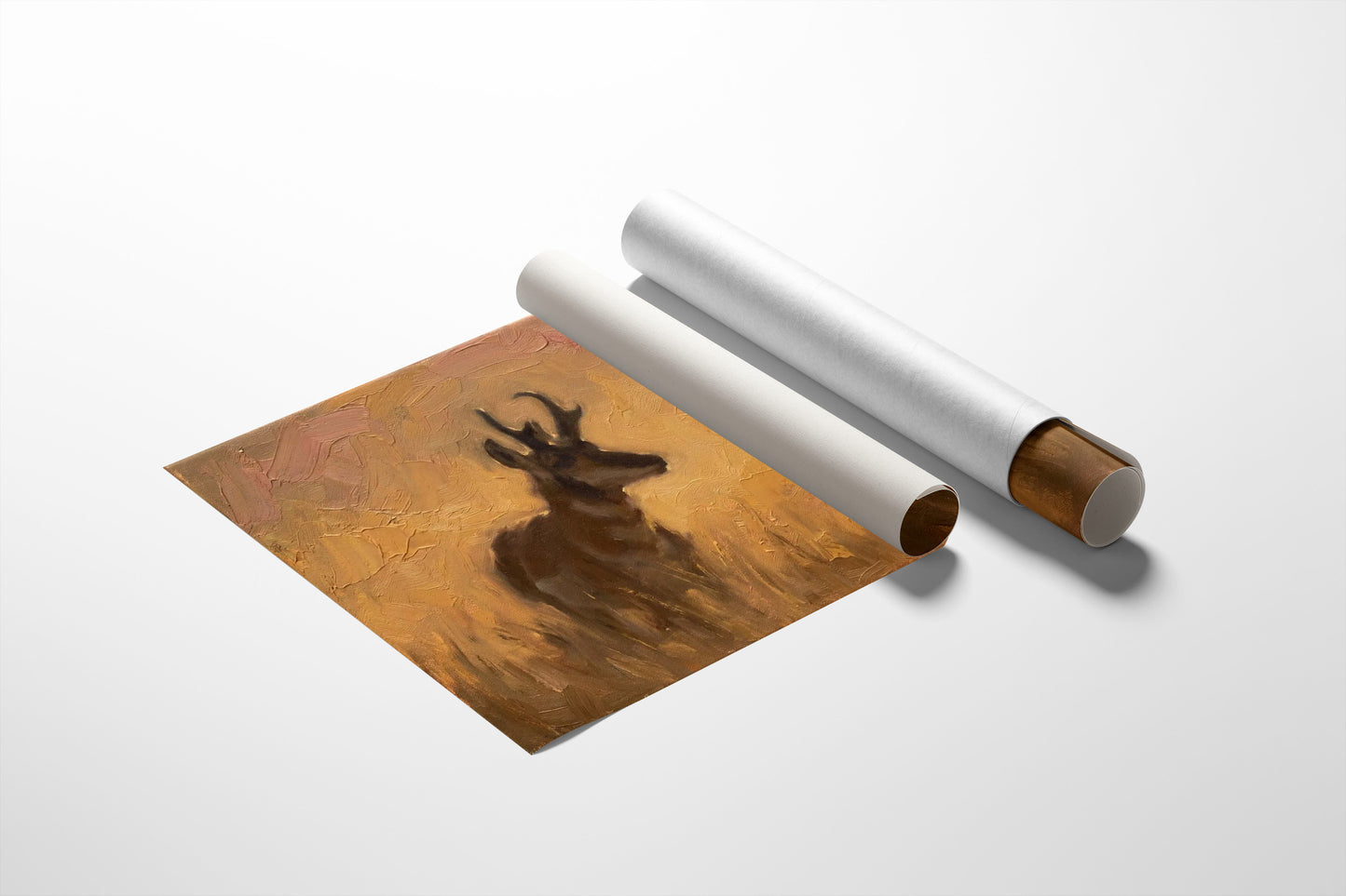 Pronghorn in Golden Grass