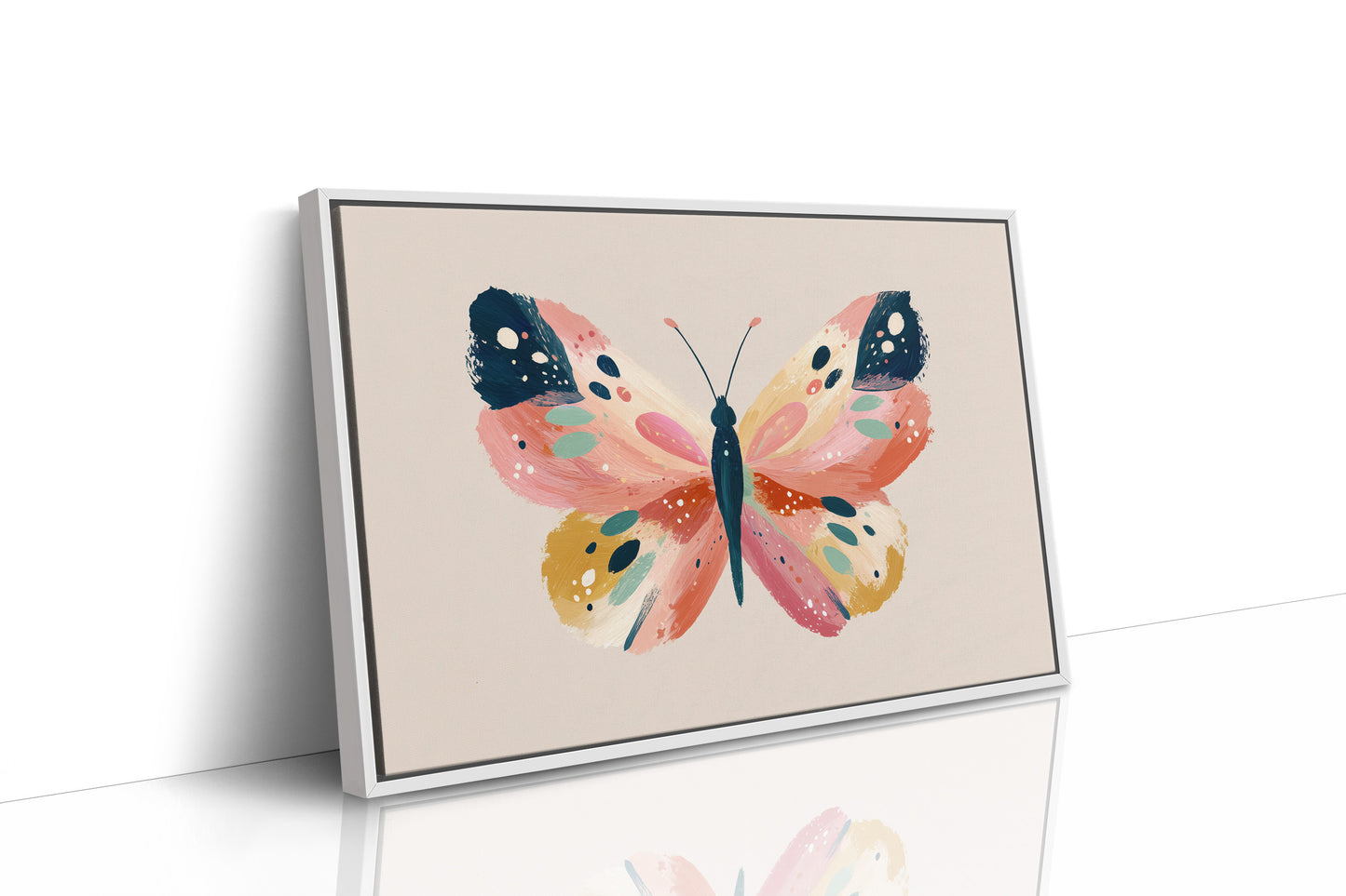 Brushstroke Metamorphosis: Coral Symphony