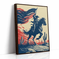 Freedom Rides Through Desert Winds