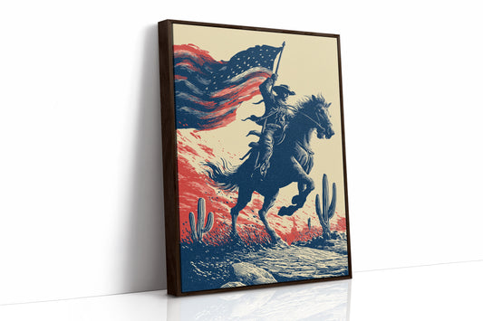 Freedom Rides Through Desert Winds