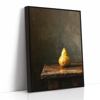 Solitary Pear In Golden Hour