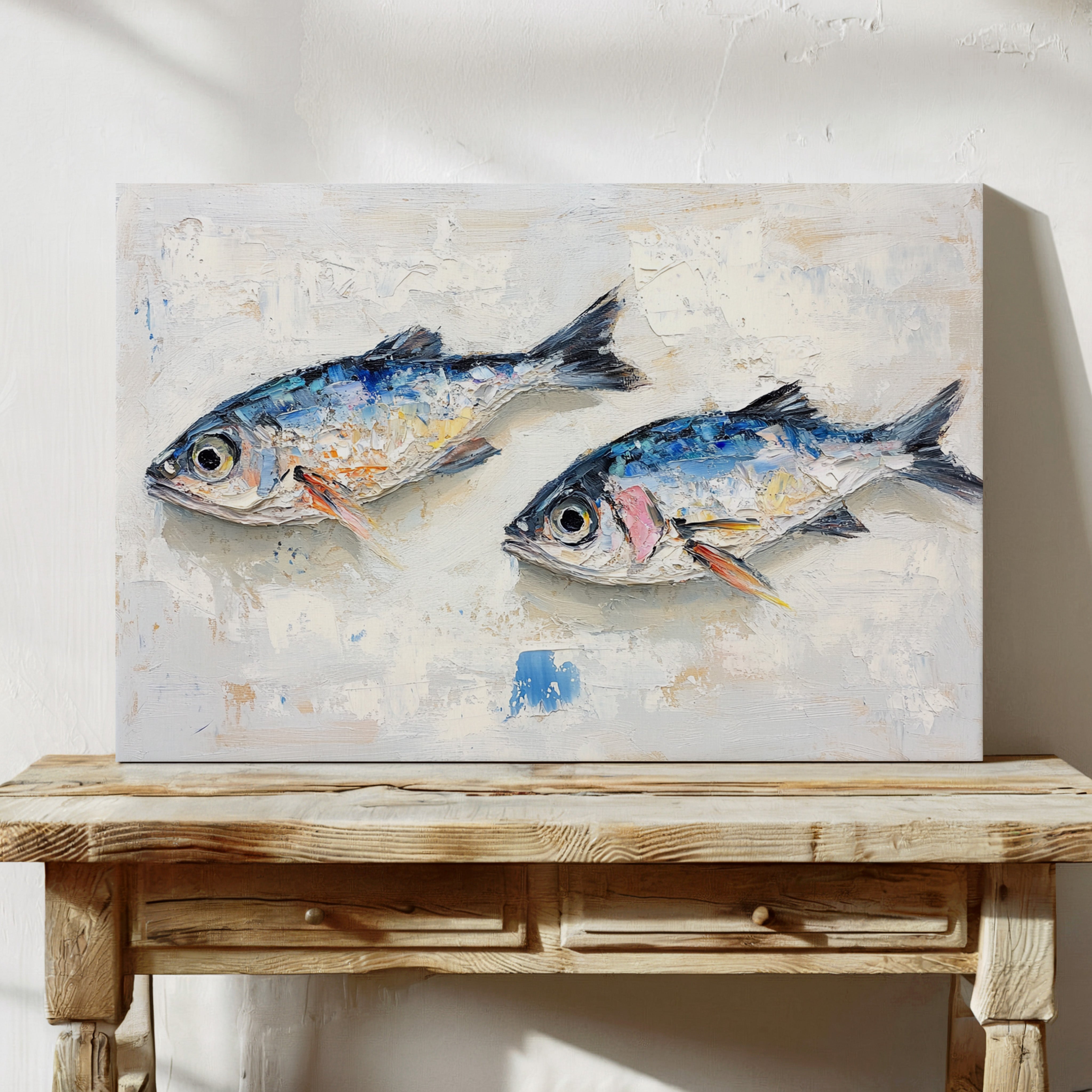 Fresh Catch Shimmers In Morning Light