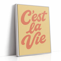 C’est La Vie Retro Wall Art