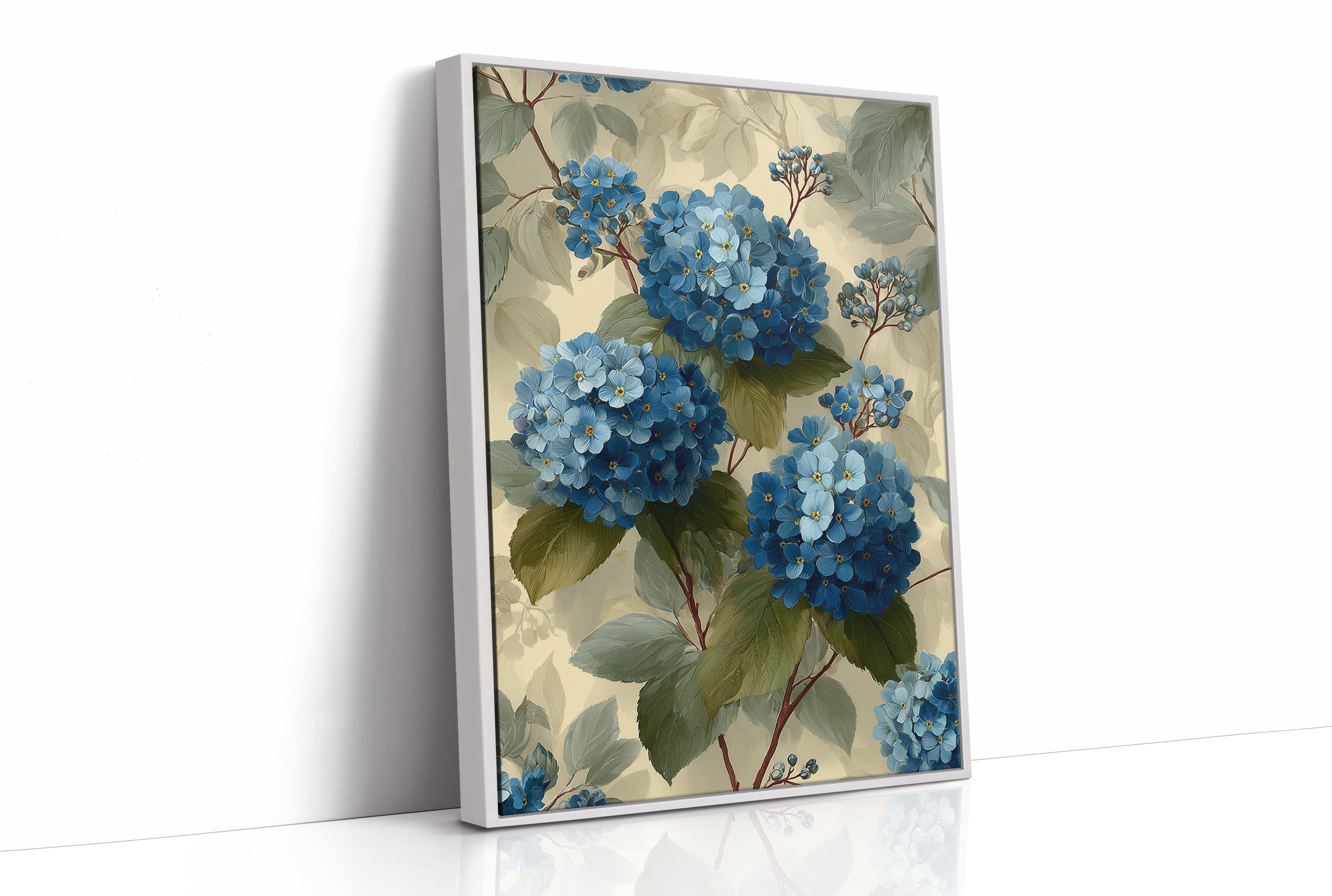 Hydrangeas in Full Bloom