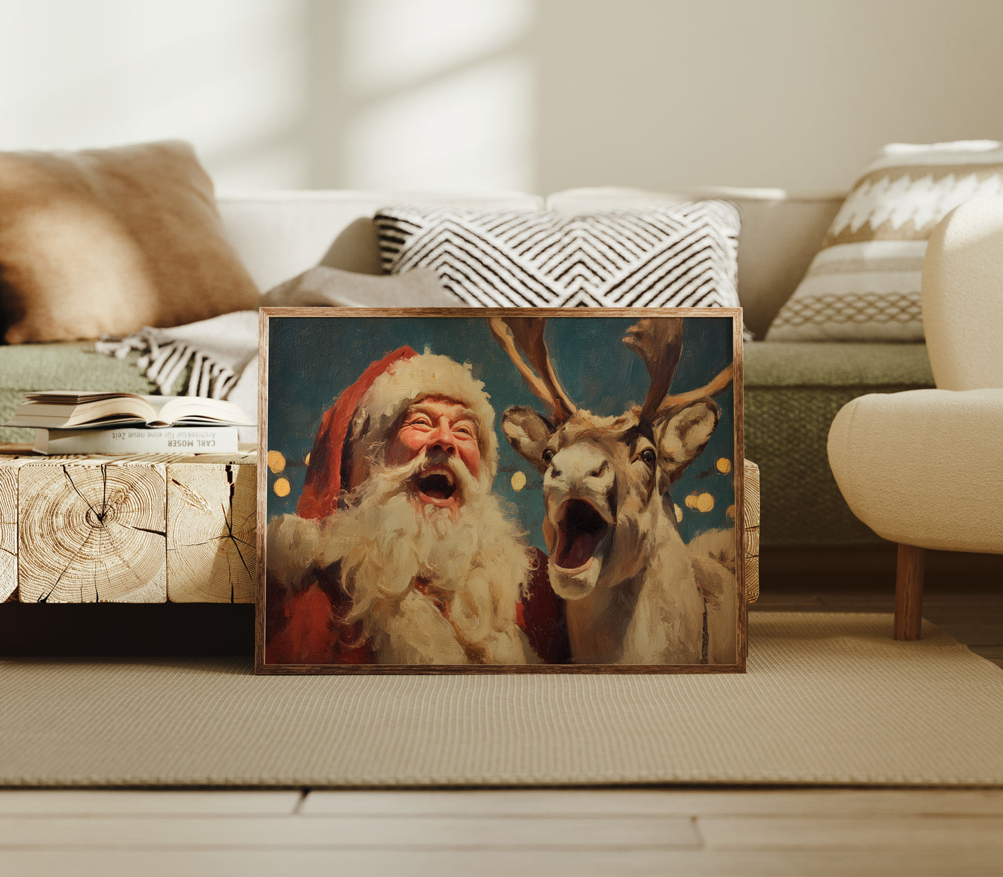 Laughter Shared Between North Pole Friends