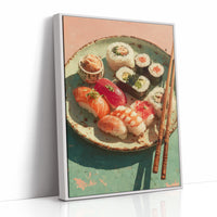 Sushi in Golden Light
