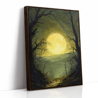 Moonlight Paints Ancient Valley Path