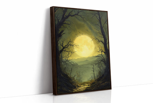 Moonlight Paints Ancient Valley Path