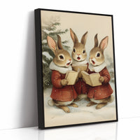 Winter Rabbits Sing Their Carols