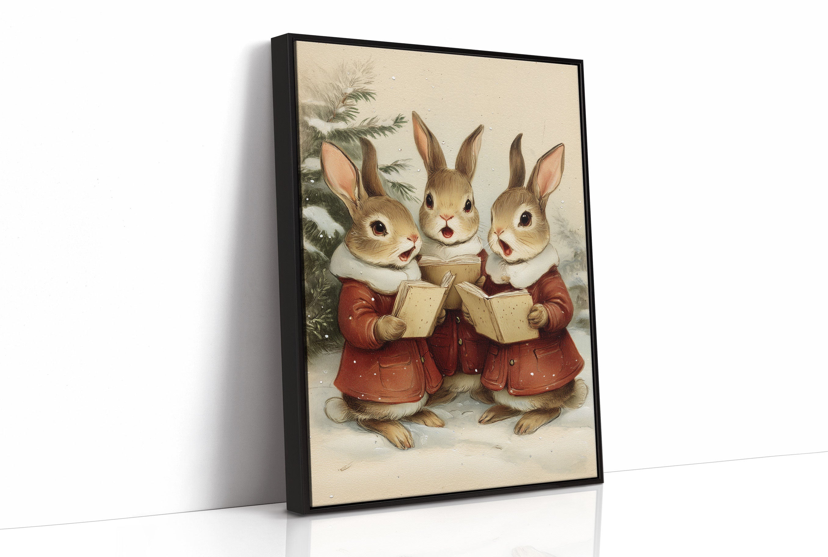 Winter Rabbits Sing Their Carols