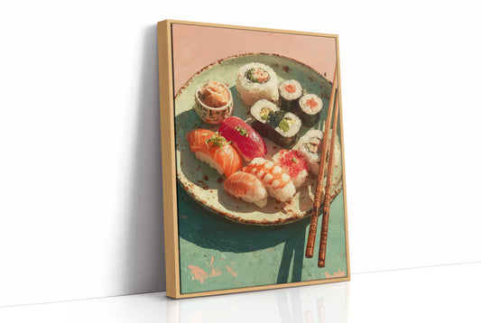 Sushi in Golden Light