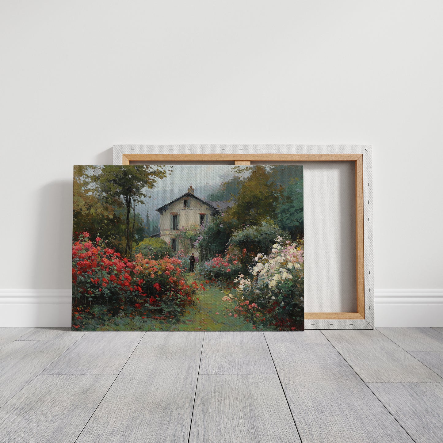 Summer Roses Guard The Cottage Path