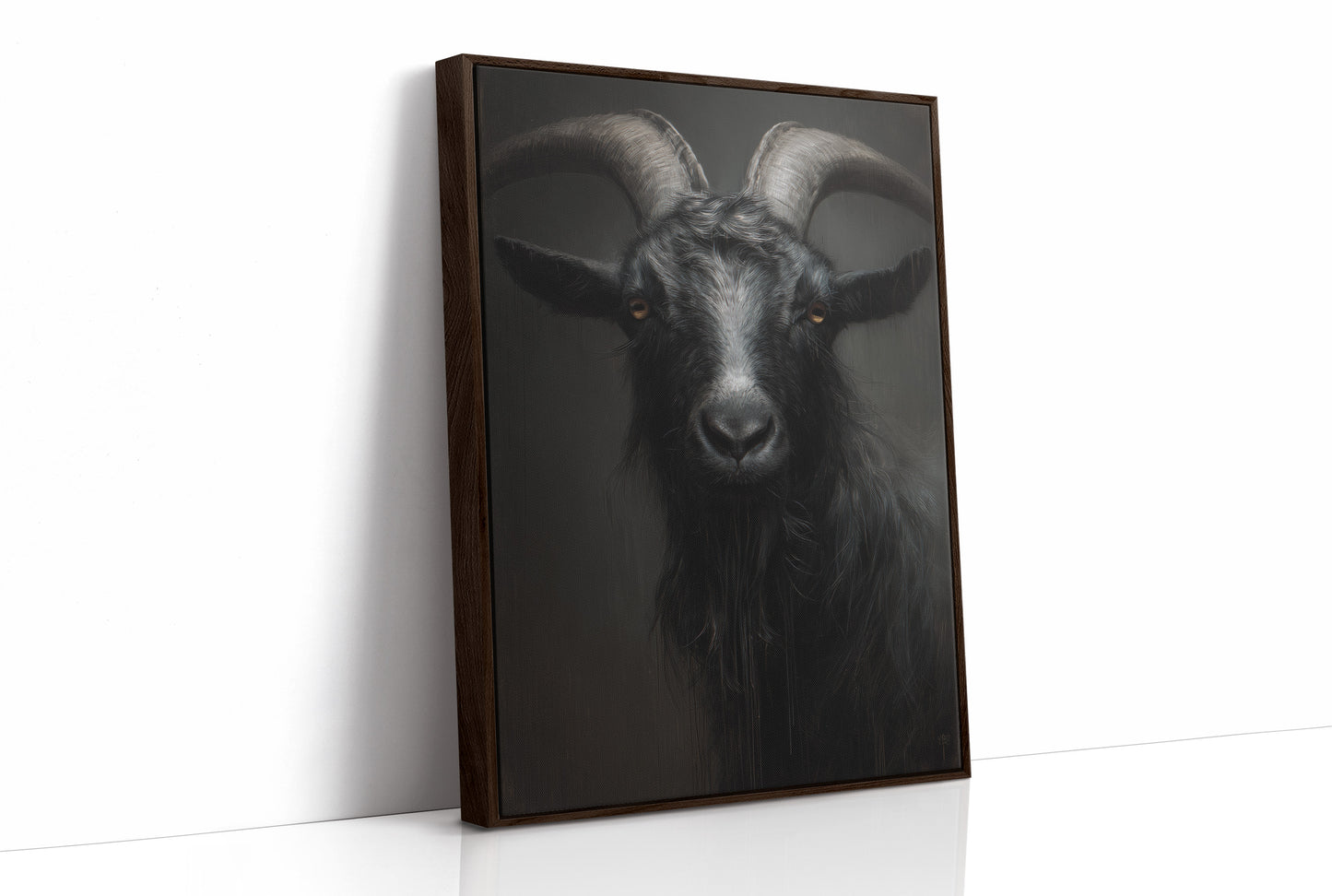 Amber Eyes Against Midnight Walls