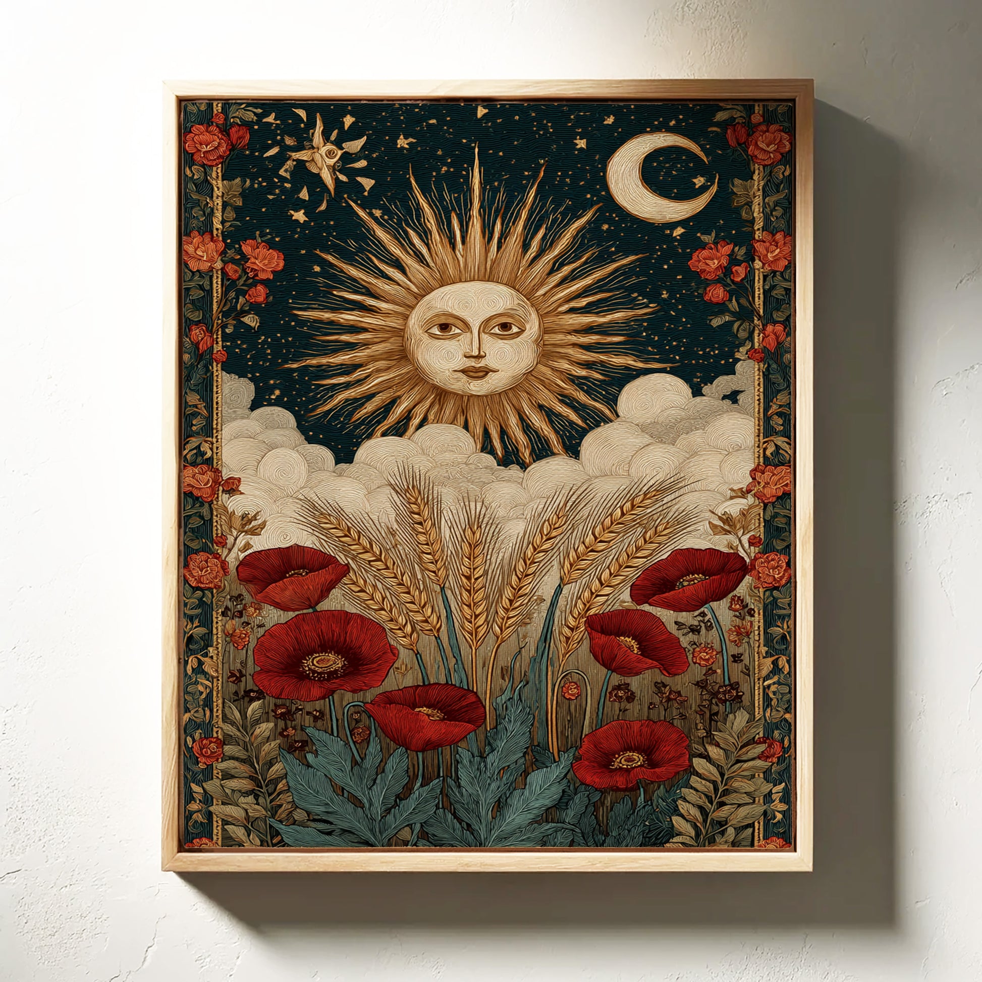 Harvest Beneath Celestial Gaze