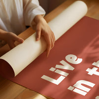 To Do Live In The Moment Quote Print