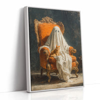 The Guardian in White Drapes