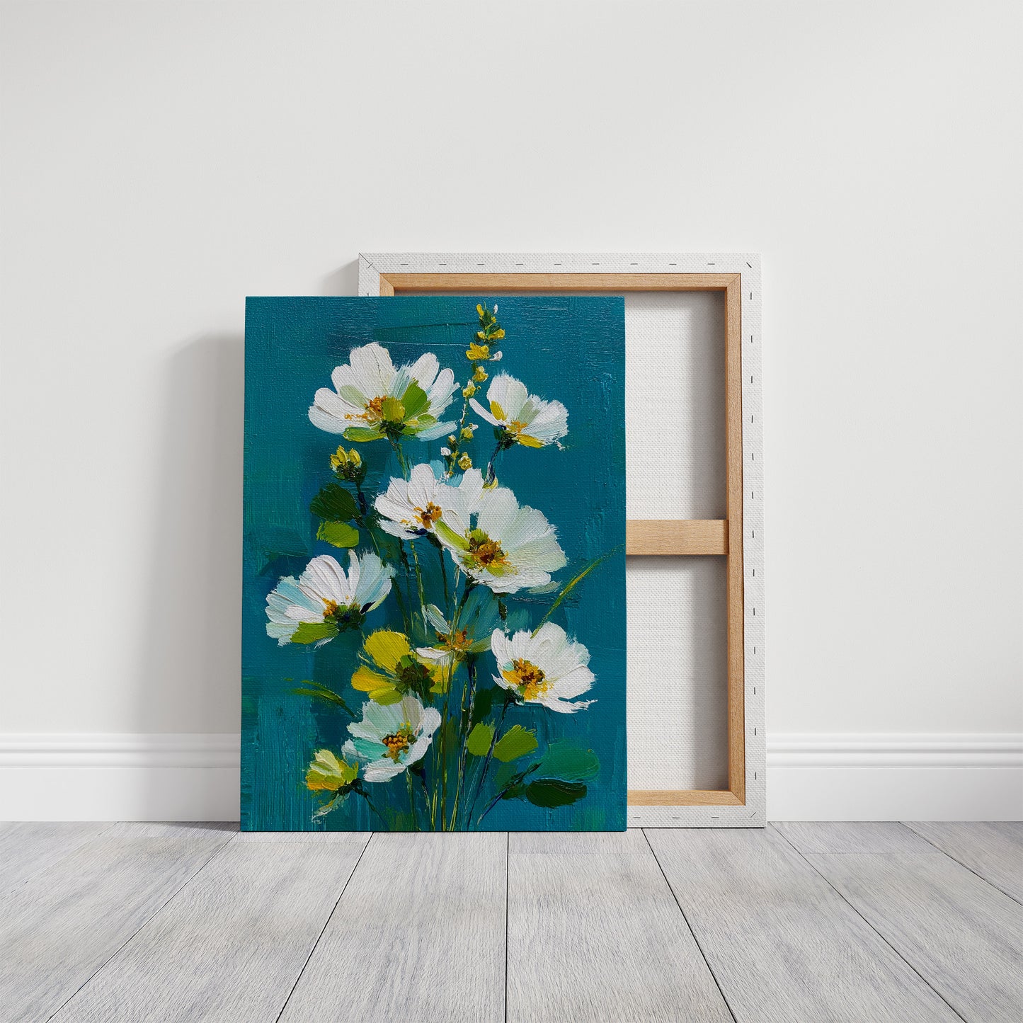 Wild and White Against the Teal