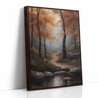 Copper Paths Through Misty Woods