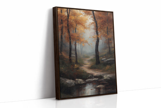 Copper Paths Through Misty Woods