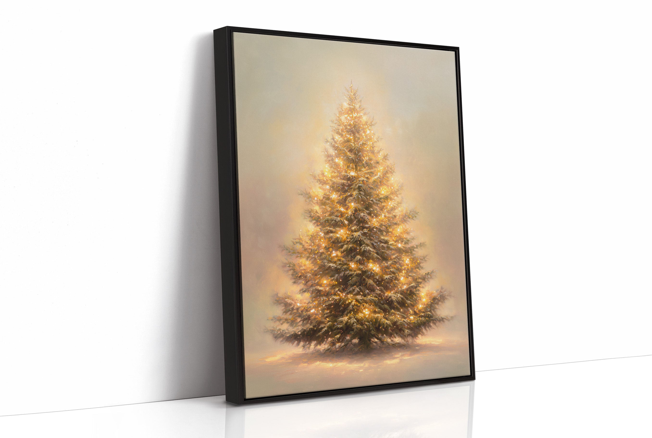 Evergreen Tales In Golden Mist