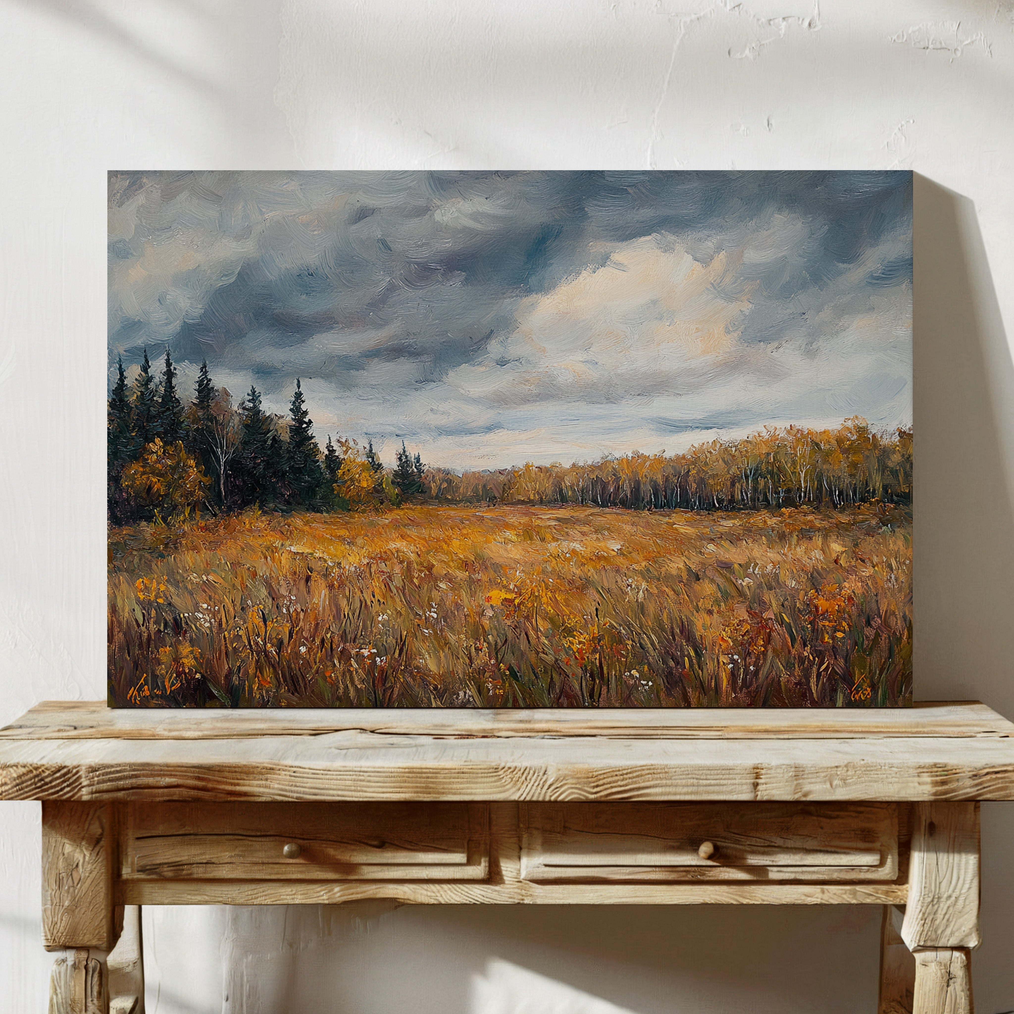 Autumn Prairie Holds Golden Hours