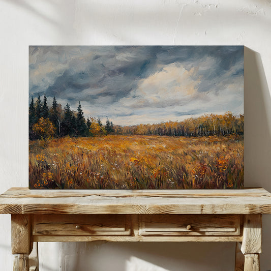 Autumn Prairie Holds Golden Hours