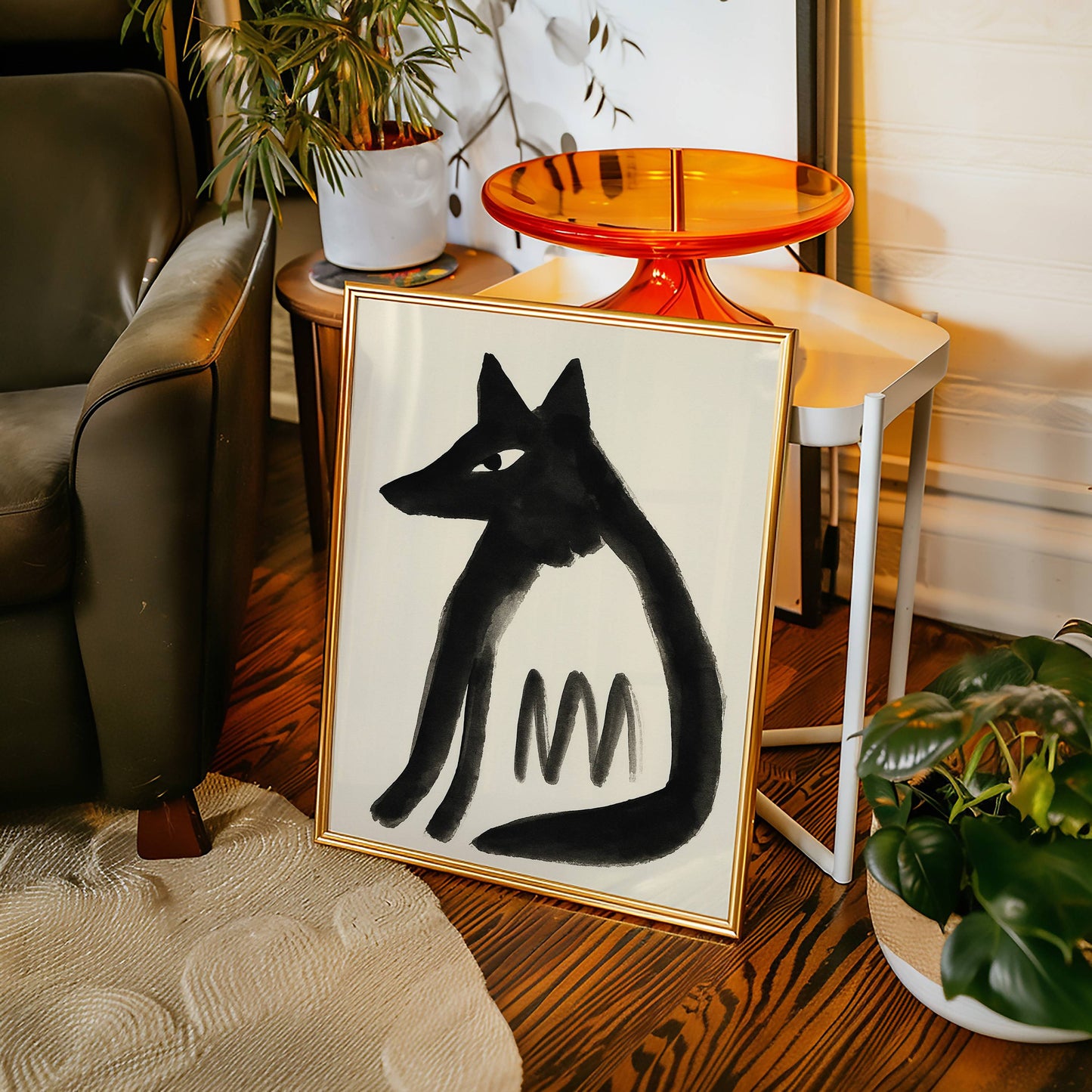 Midnight Fox Speaks Ancient Signs