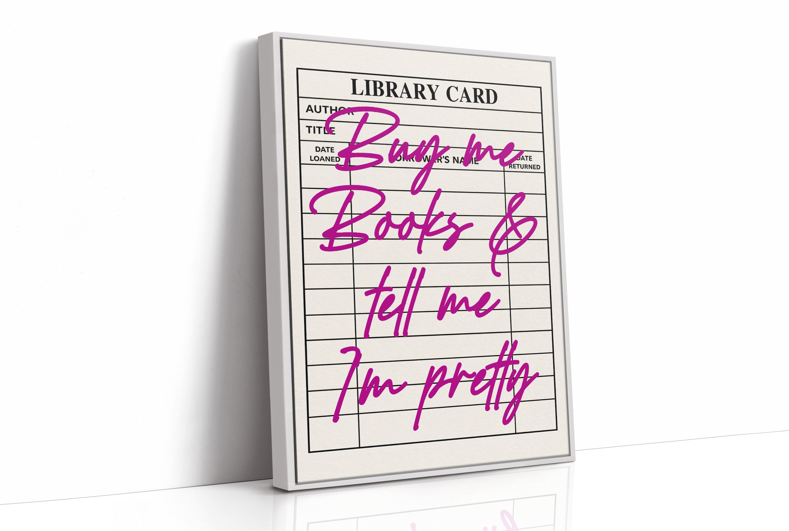 Buy Me Books and Tell Me I'm Pretty, Magenta