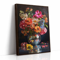 Disco Vase Blooms After Dark