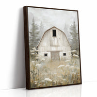 Wildflowers Meet The Old Barn