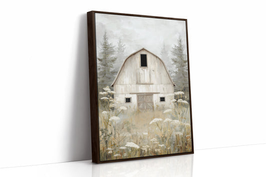 Wildflowers Meet The Old Barn