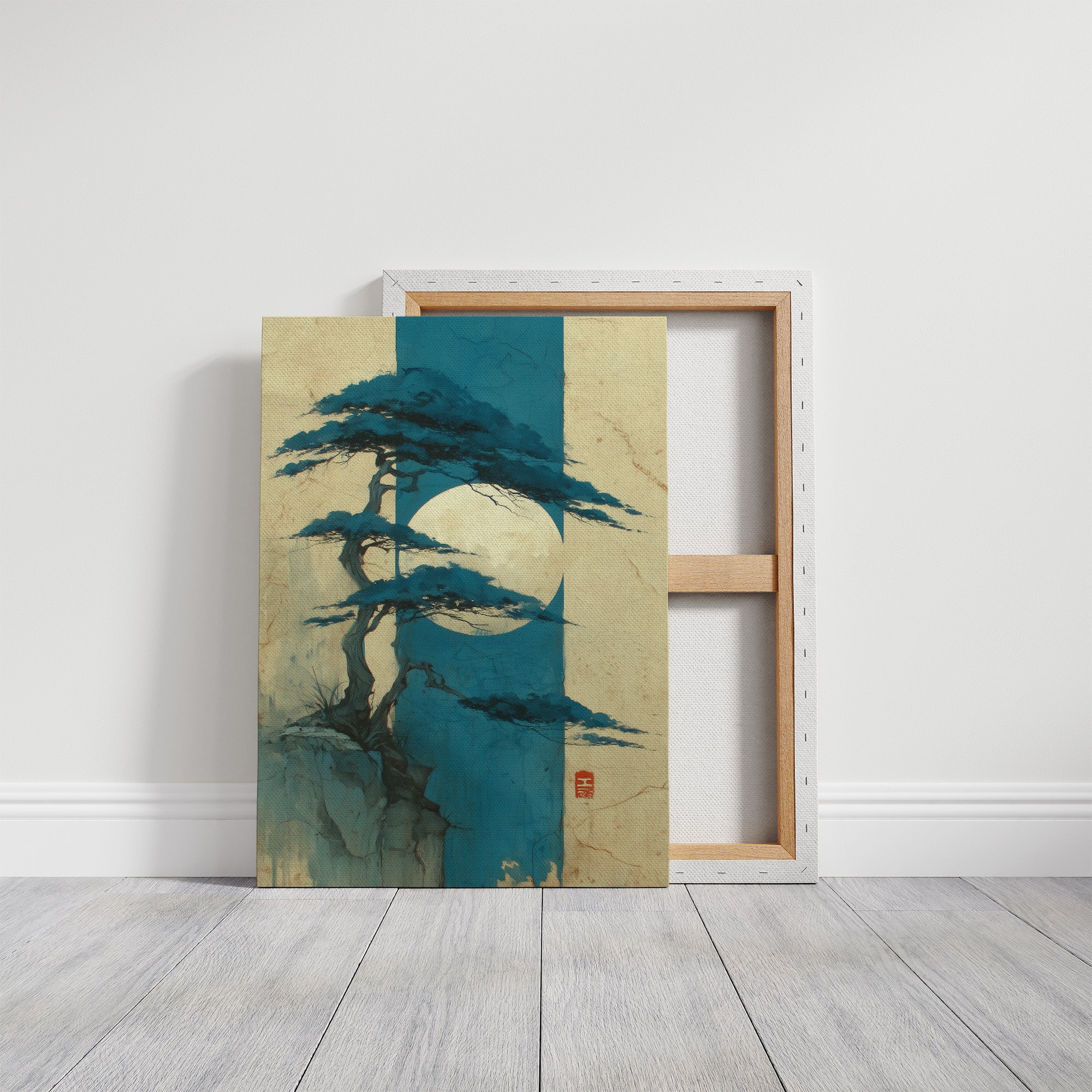 Lone Pine Bends Toward Moonlight