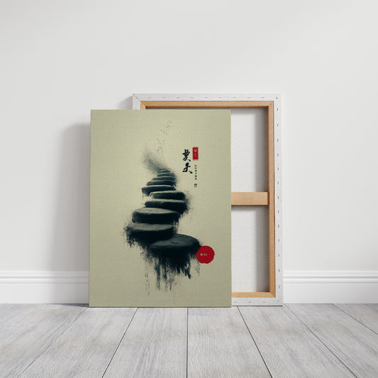 Stepping Stones Lead To Stillness