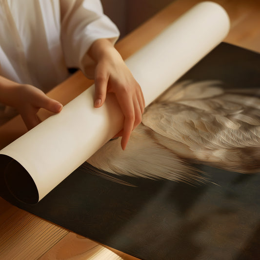 Ivory Feathers In Contemplative Stillness