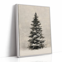 Snow-Laden Fir, Oil Study