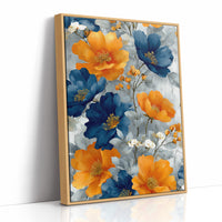 Navy Meets Orange at Full Bloom