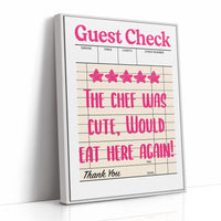 Five Stars, The Chef Was Cute