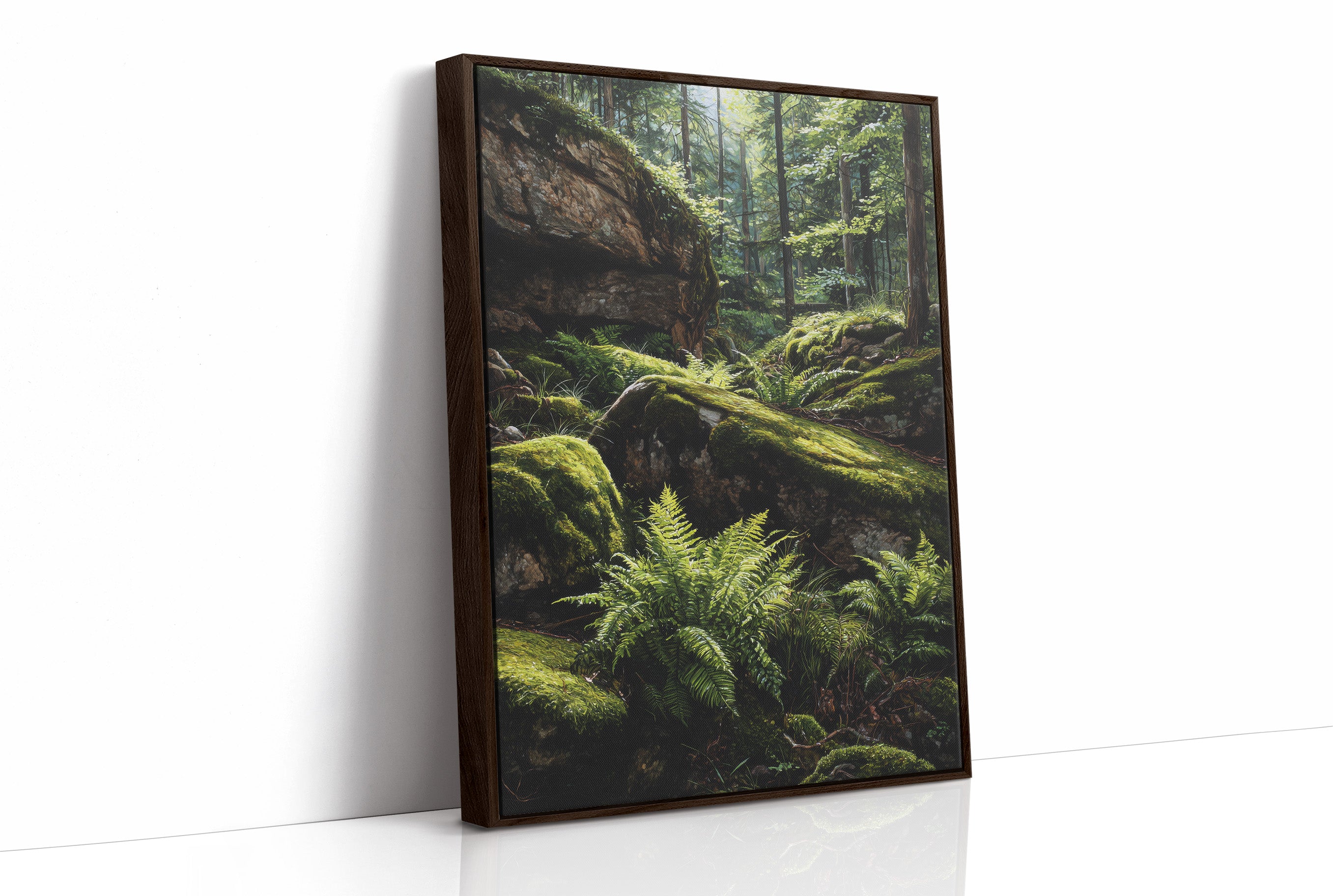 Ancient Ferns Catch Golden Light