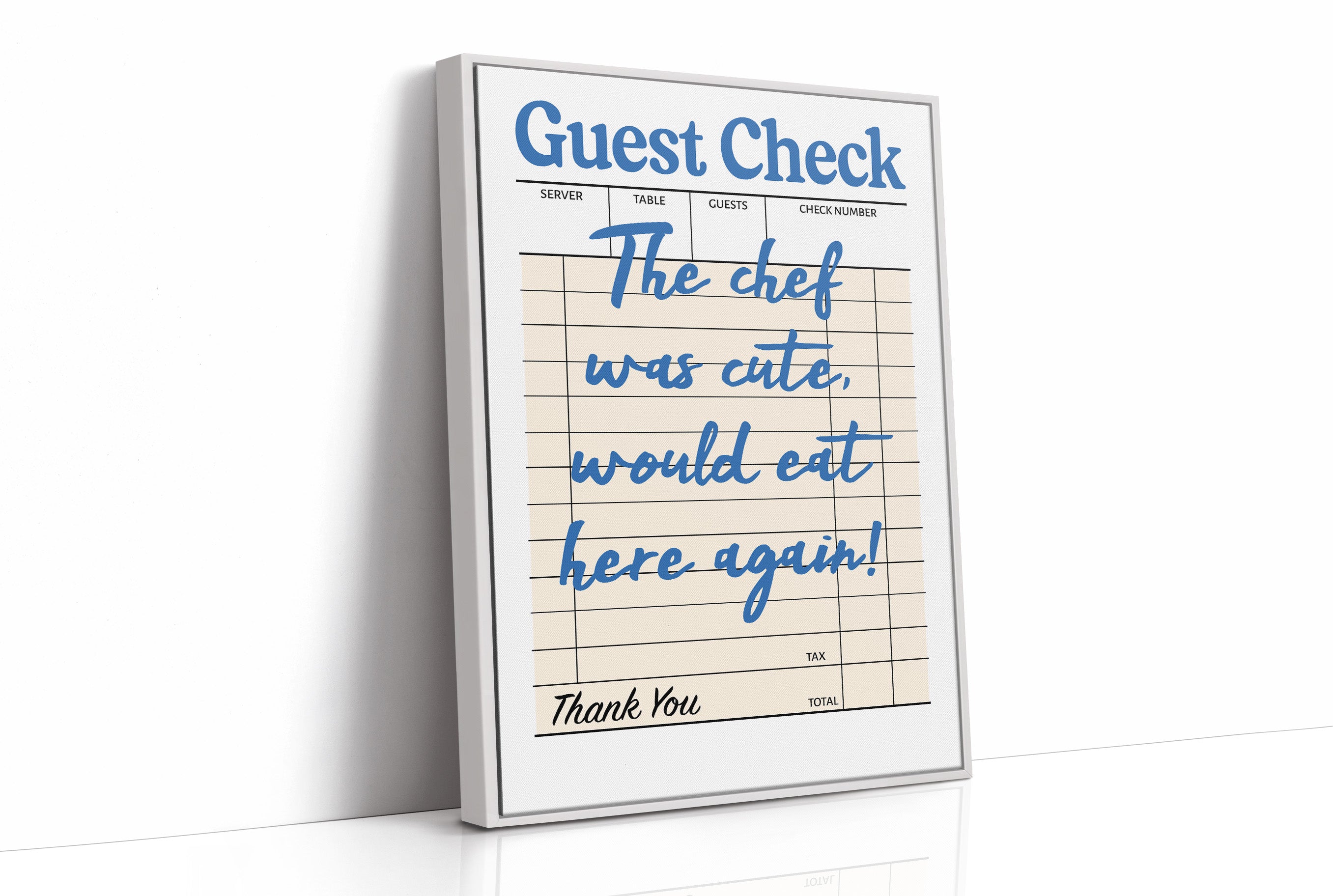 The Chef Was Cute, Blue Diner Edition