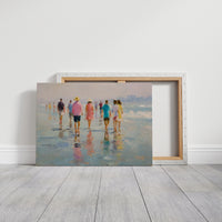 Summer Strolls Along Mirrored Shores