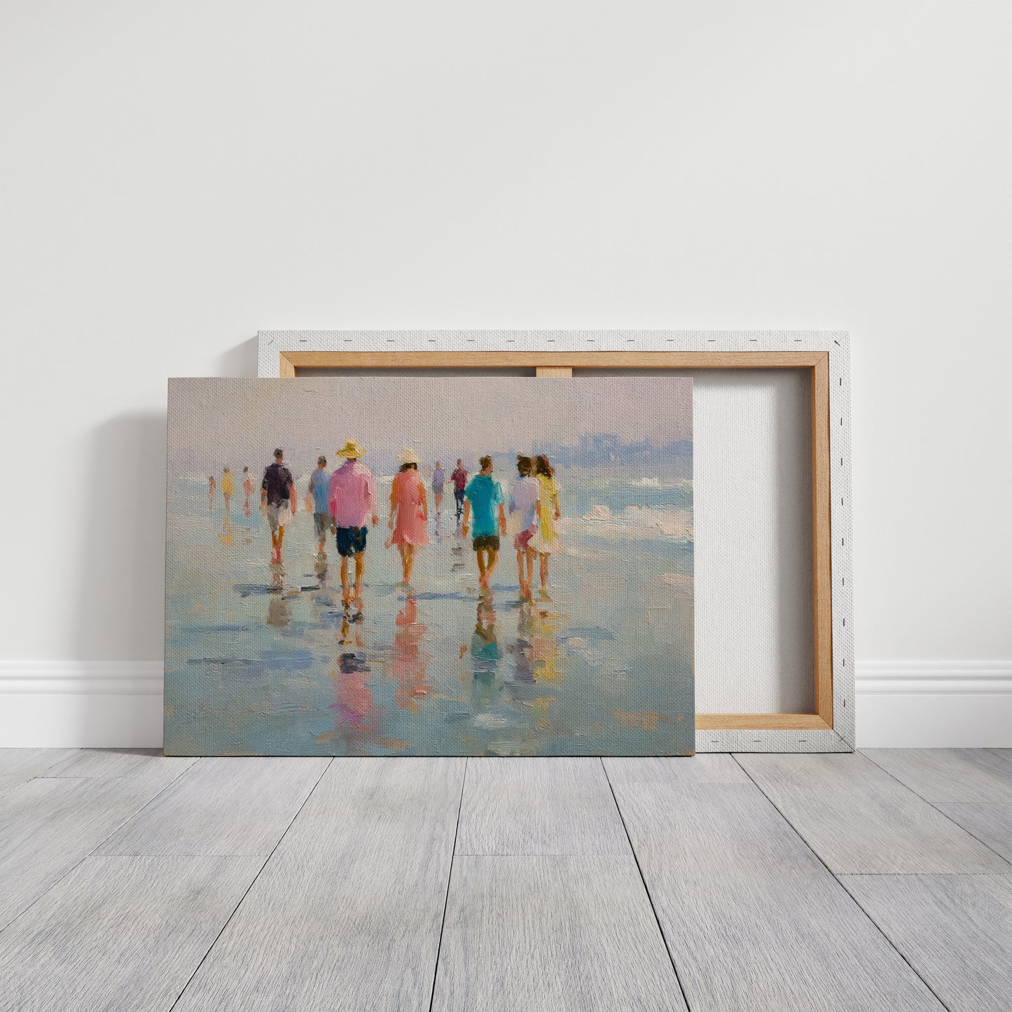 Summer Strolls Along Mirrored Shores
