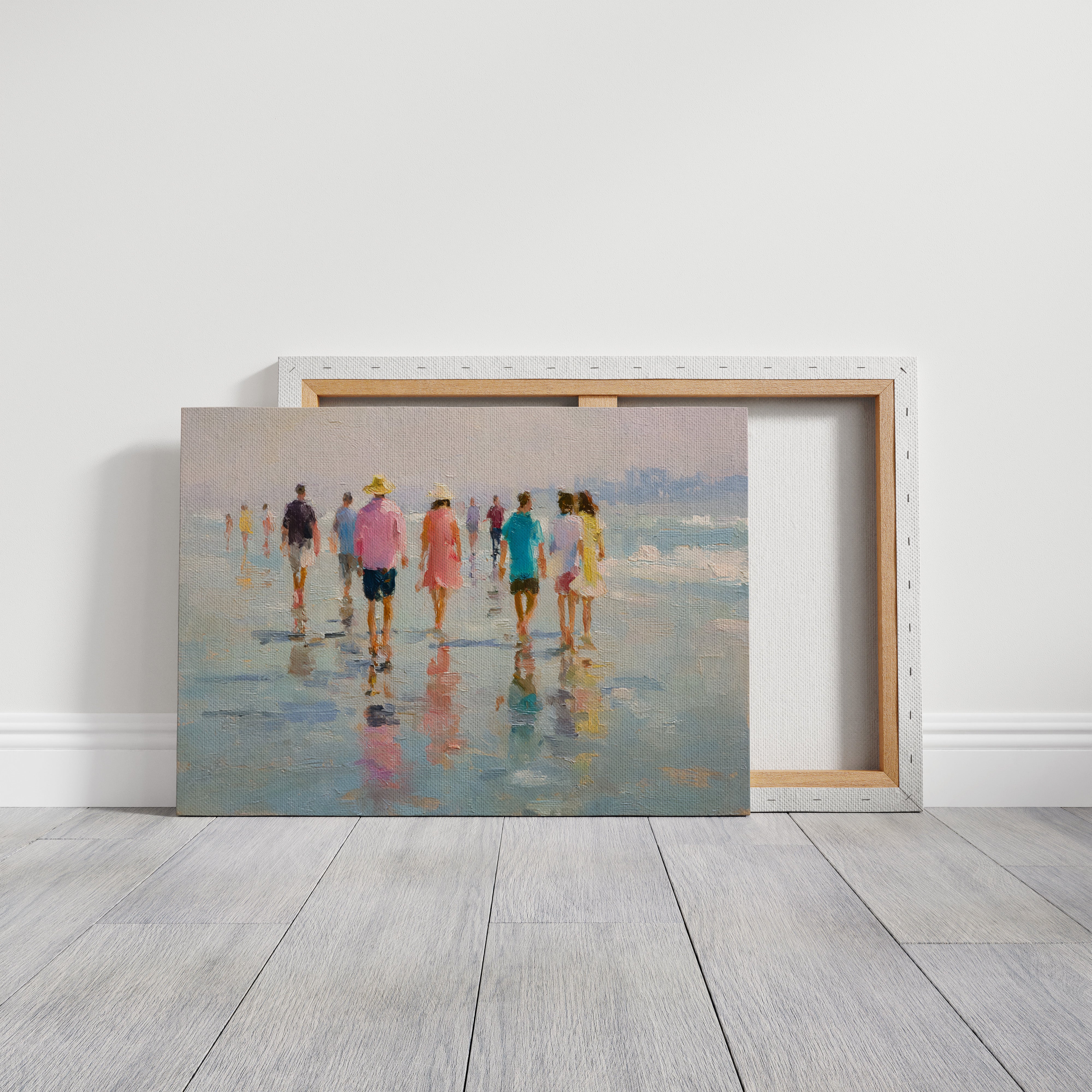 Summer Strolls Along Mirrored Shores